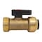 Apollo 1/2 in. Brass Push-To-Connect x 3/4 in. Male Hose Thread Straight Washing Machine Ball Valve FSBWMSV - alternate 1